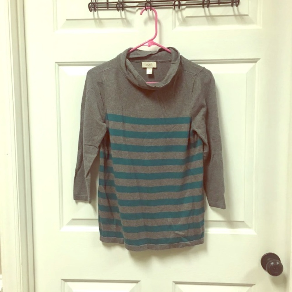 Striped Turtleneck